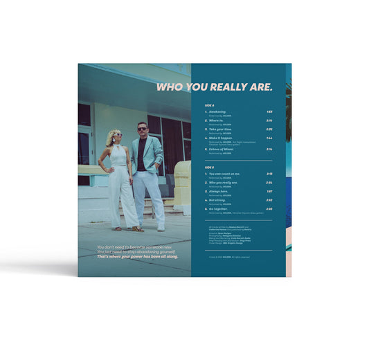 Who you really are. — back cover and tracklist