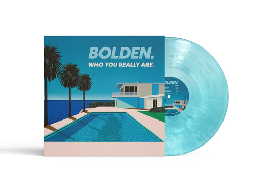 Who you really are. — Marbled sky blue vinyl with sleeve